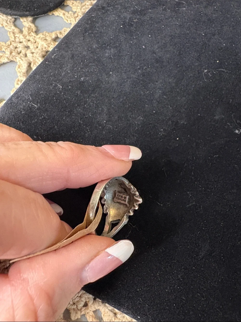 Silver Floral Rose Statement Ring - Women's Jewelry